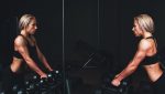 woman training