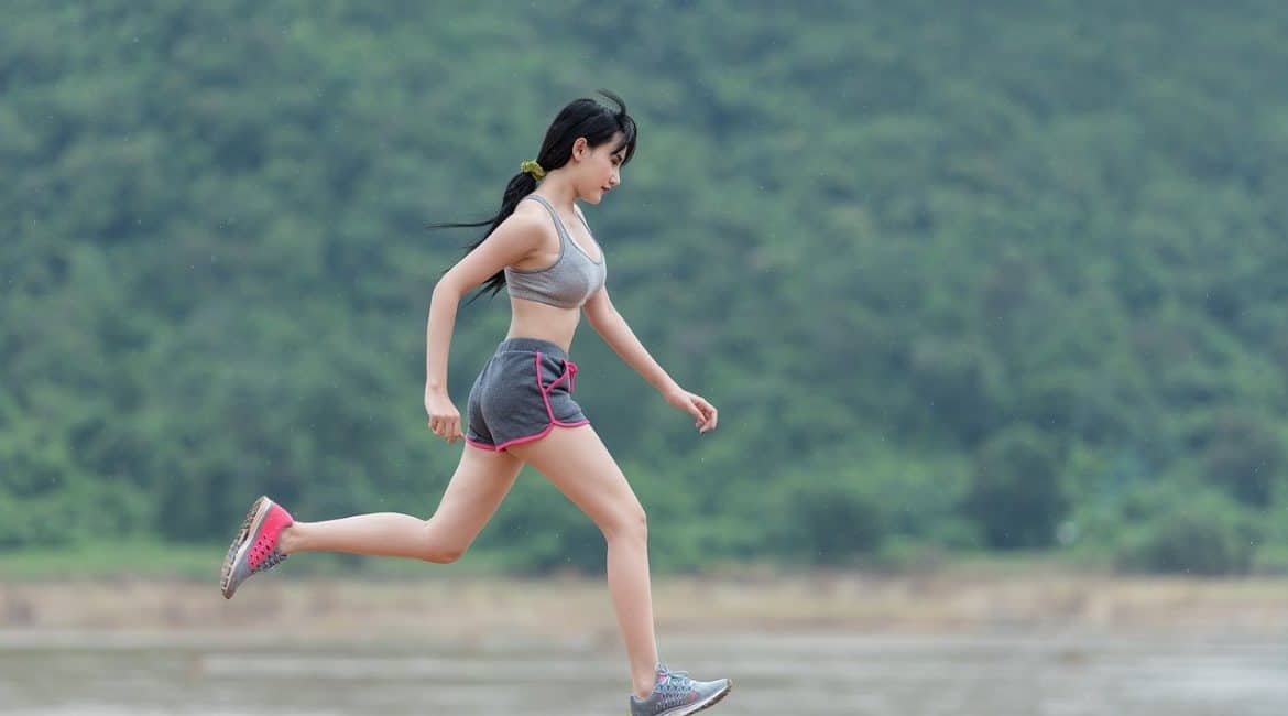 woman running
