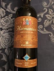 Harmonium Nero D'Avola 2013 wine