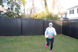 running around the neighborhood