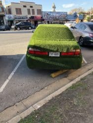 green car