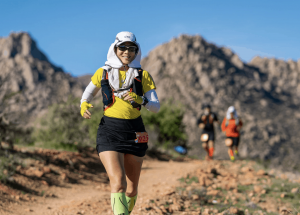 woman running