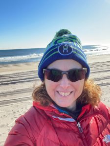 Hilary Topper at Fire Island