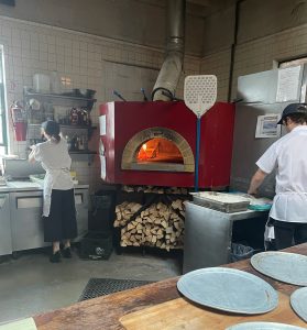 pizza oven at Roberta's