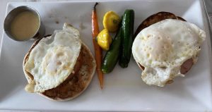 eggs benedict at SALT