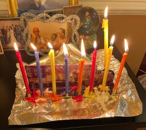 Charlie Brown Menorah