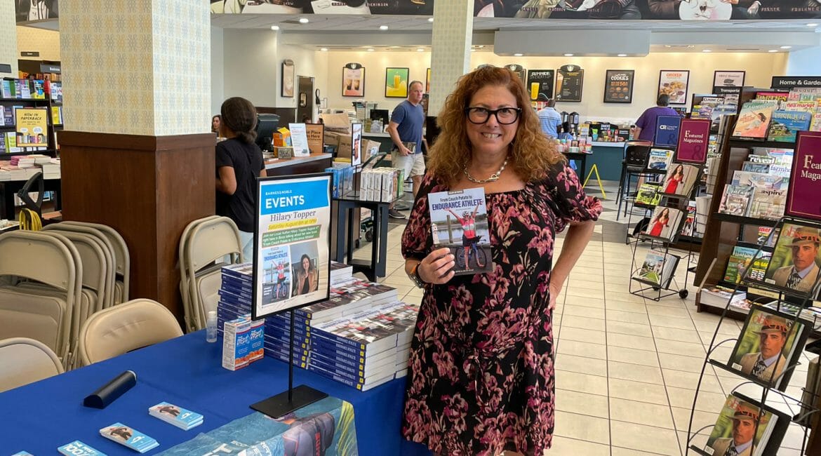 Hilary at the book tour in Boca
