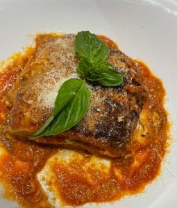 lasagna at Donna Margherita