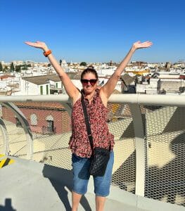 Hilary Topper in Sevilla