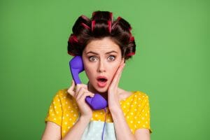telephone scammer