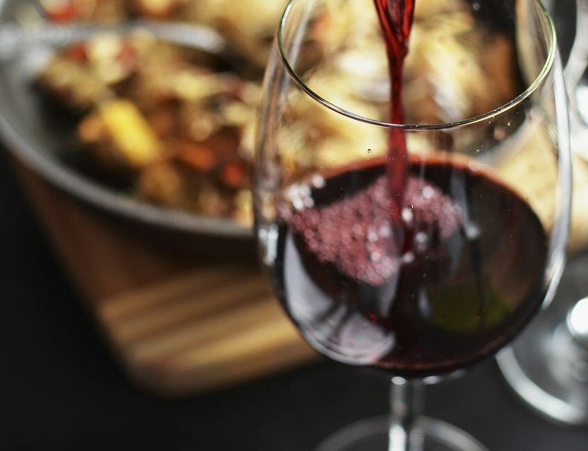Wine with dinner