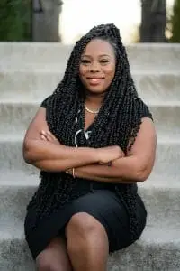 Black woman at work