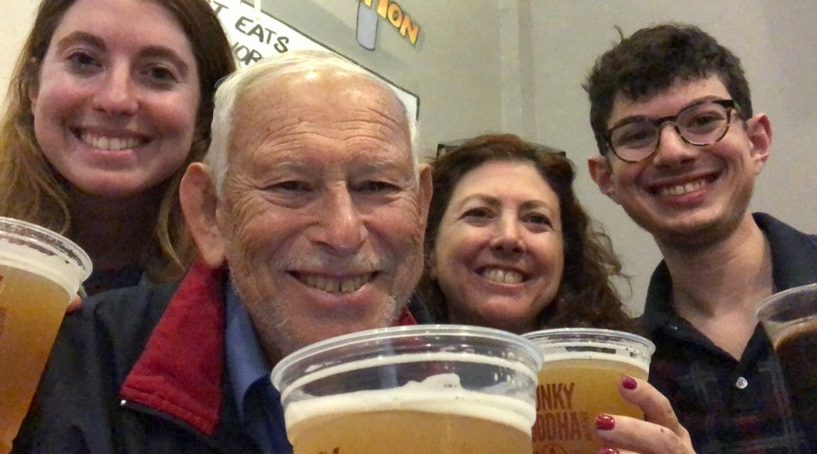 drinking beer with dad