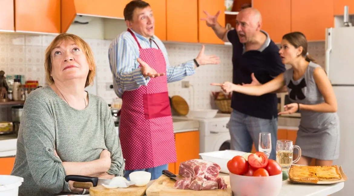 family arguing