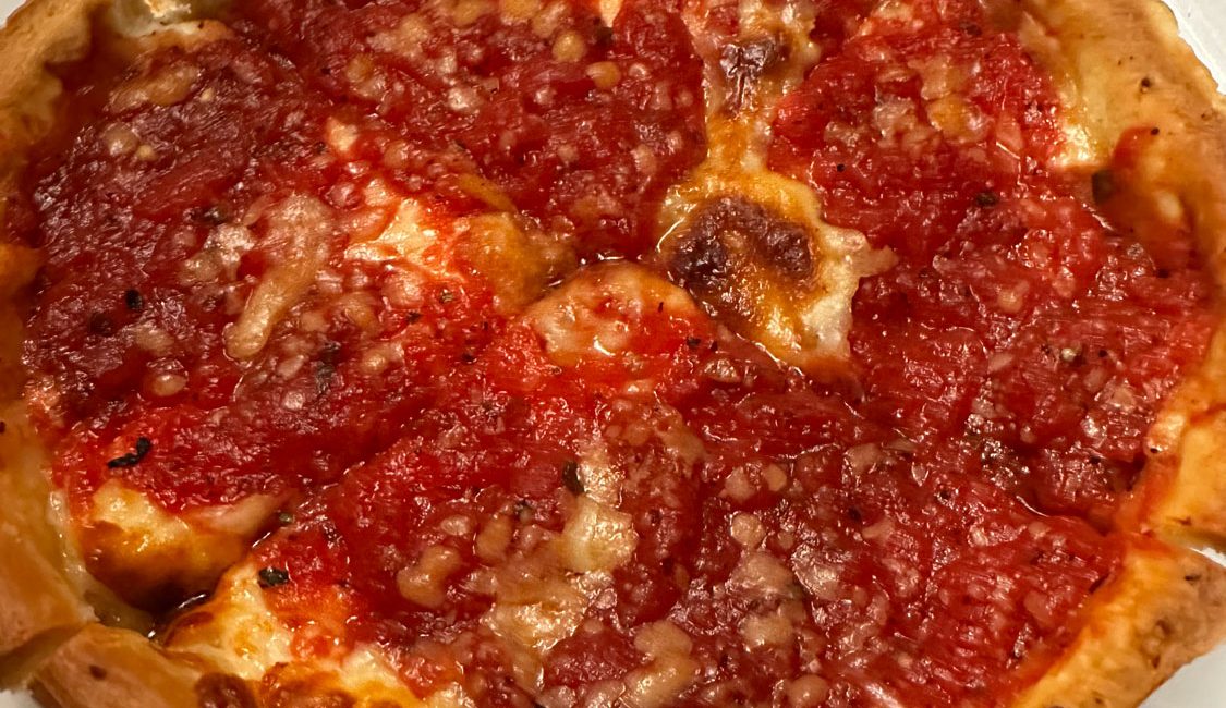 pizza at Giordano's Pizza
