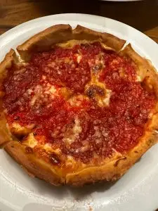 pizza at Giordano's Pizza