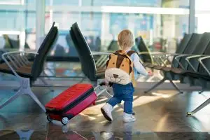child traveling