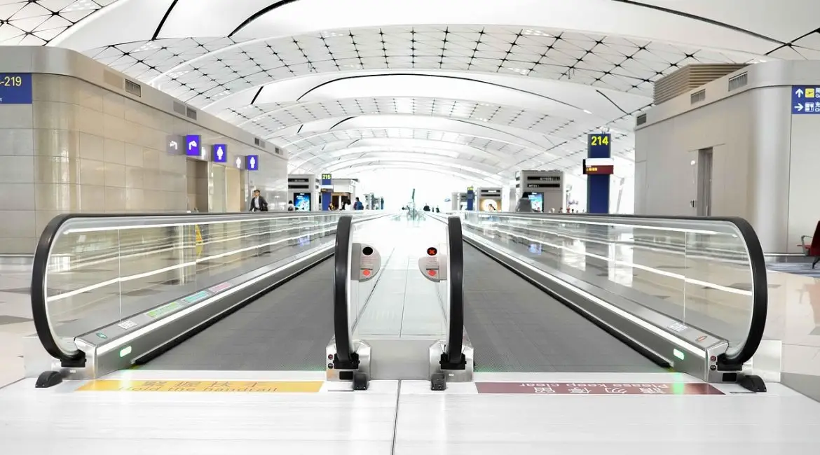 inside an airport