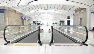 inside an airport