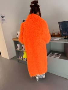 Orange coat