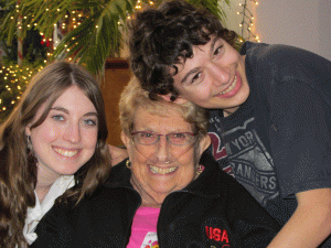mom and kids