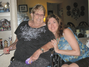 Mom and me