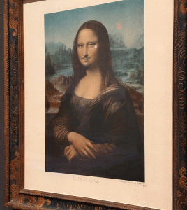 Mona Lisa with a mustache