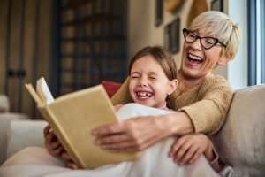 Grandmother and child