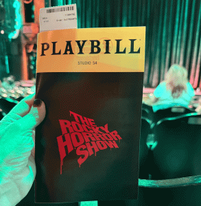 playbill rocky horror